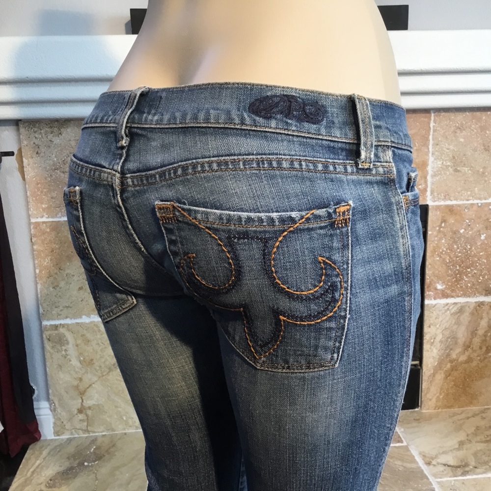 EXPRESS DPD Denim Straight JEAN Bermuda SHORTS 29